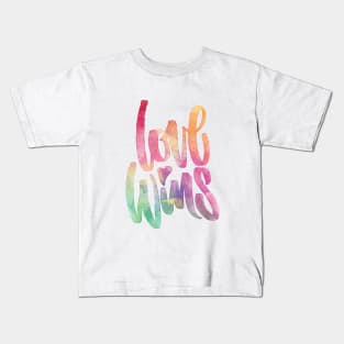 Love Wins Kids T-Shirt